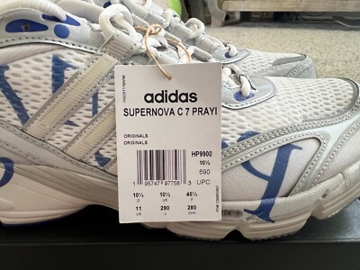 Praying x Adidas Supernova Shoes White Blue Silver Size 11 M | eBay