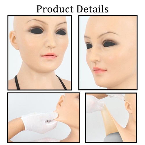 KnowU maske Silikon-Kopf bedeckung mit großen Brust formen D/E-Cup-Kreuz kleid - Picture 7 of 14