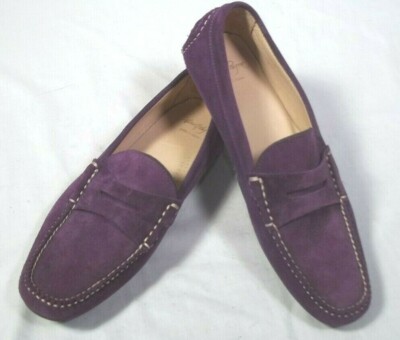 Alan Payne Purple Penny Suede Leather Carrara Nubuck Driving  display picture 1