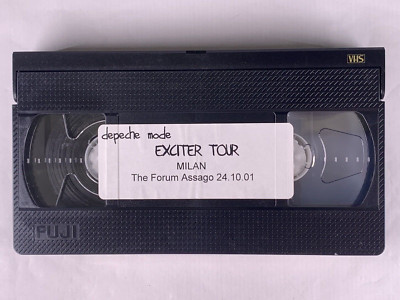 Depeche Mode White Label Anton Corbijn Promo VHS Video Exciter Tour Mailand 2001