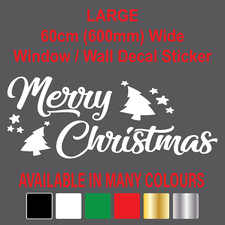 Merry Christmas XMAS Vinyl Art Home Window Store Wall Stickers Decal Decor N4