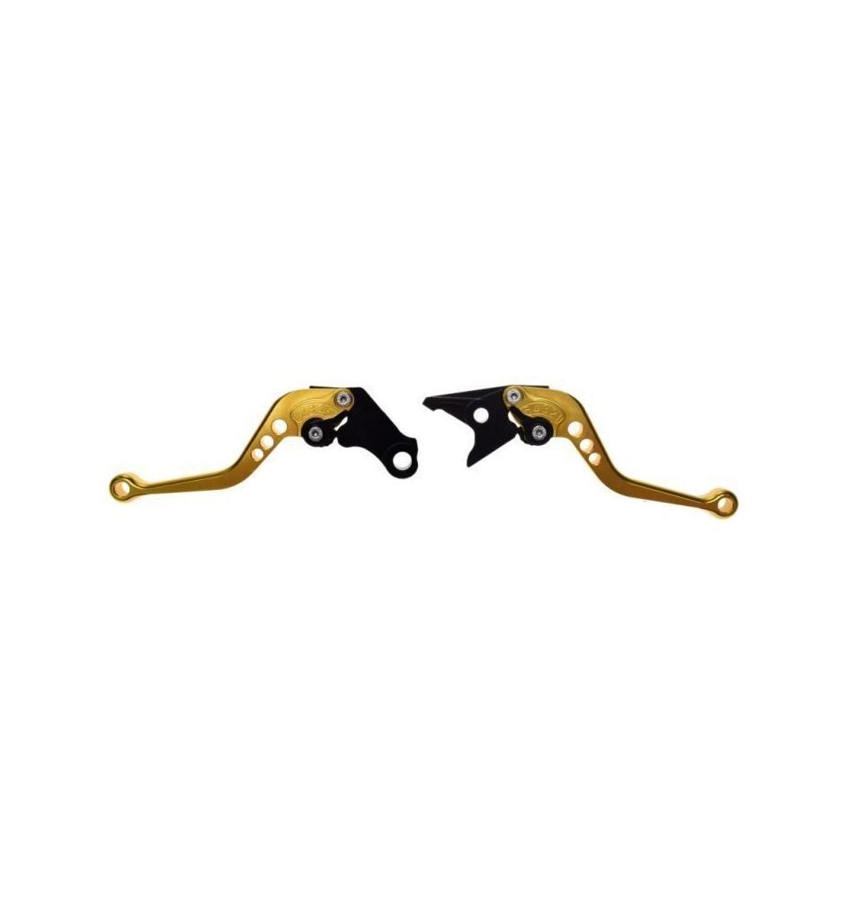 Levier de frein et d'embrayage pour Honda Goldwing chromé en aluminium