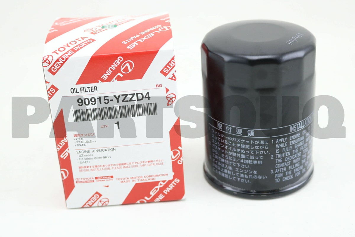 y____76 90915YZZD4 Genuine Toyota OIL FILTER (75*100) 90915-YZZD4 | eBay