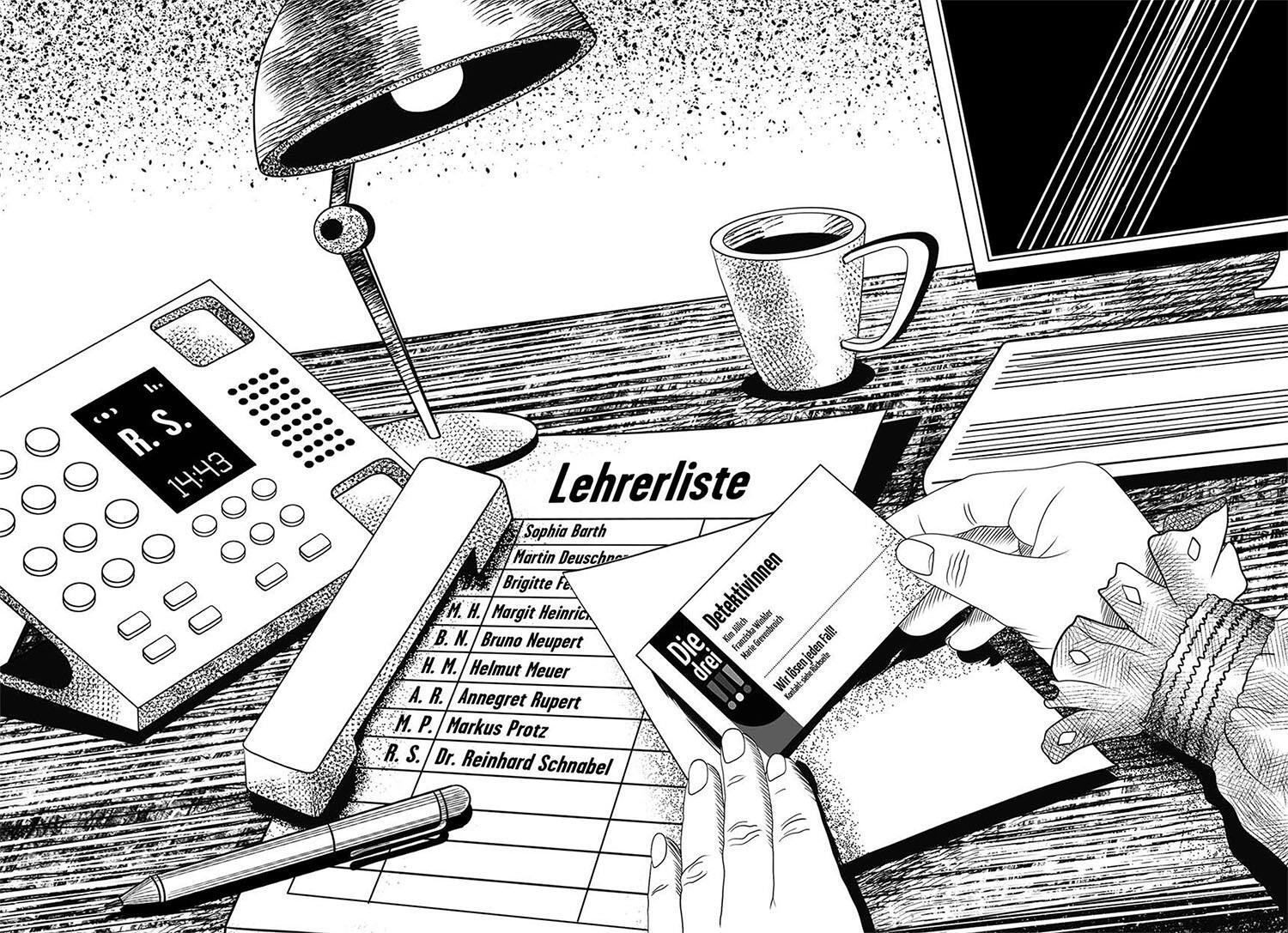 Thumbnail - Die Drei , Mysteriöse Schatten In Der Schule - Ann-katrin ...