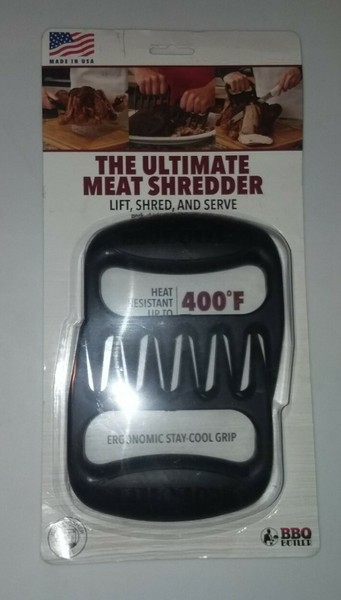BBQ Butler Meat Claws LIFT, SHRED, AND SERVE pork, chicken, turkey, and more!Heat Resistant up to 400 degrees F.Dishwasher SafeMade in USA (0701197309739)
