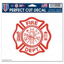 Firefighter Fire Department Ems Window Bumper Sticker Decal Size 3-12