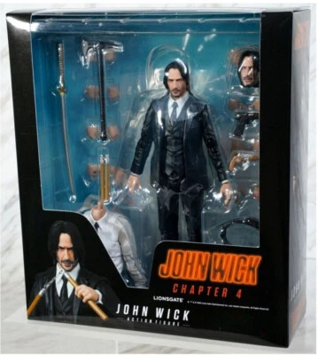 New MT John Wick Chapter 4 Keanu Reeves MAFEX No. 212 Toy | eBay