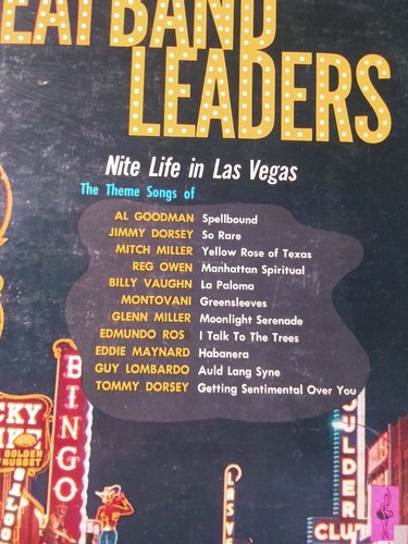 A Salute To The Great Band Leaders Nite Life In Las Vegas NV 60s LP Pirouette 27 - Picture 4 of 7