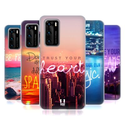 HEAD CASE DESIGNS WORDS TO LIVE BY 4 SOFT GEL CASE FOR HUAWEI PHONES 4