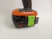 4 Slot - Side Mount Pass Thru - 🧲 Bit Holder - Makita 18V, Ryobi, Ridgid, Bosch