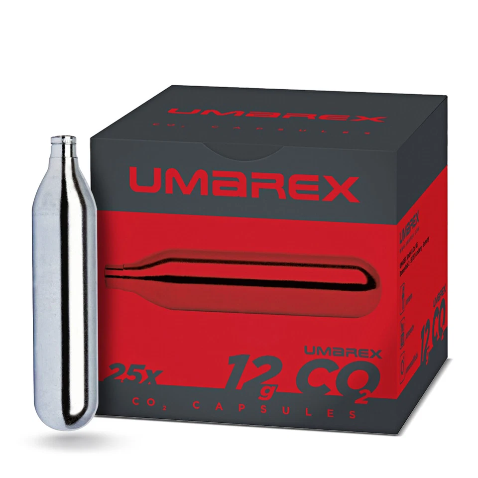 lot de 25 cartouches co2 12g umarex pour répliques d'airsofts hautes performanc - Photo 1/1
