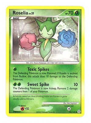 Pokemon Diamond & Pearl  96/130 Card - Roselia