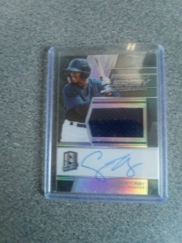 Corey Ray 2019 Panini Spectra Rookie Jersey And Signature Card #85/99 ...