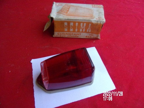Feux Latéraux Seima 413 Pour Citroën 2CV - Neufs, Dans Leur Emballage D'origine, Pièce De Rechange