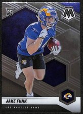 2021Panini Mosaic  Jake Funk #381  Rookie Los Angeles Rams Football Card