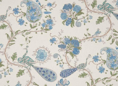 NINA CAMPBELL OSBORNE & LITTLE GARDINENSTOFF DESIGN Parvani 6,4 mtr FARBE 5