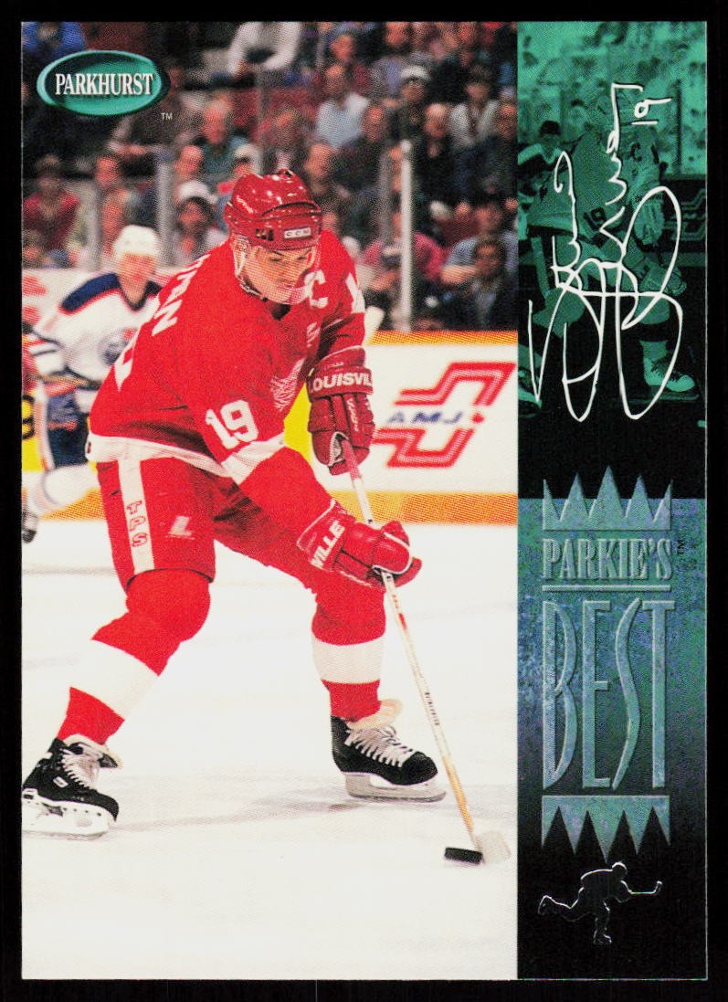 1994-95 Parkhurst Steve Yzerman #299 HOCKEY CARD Detroit Red Wings