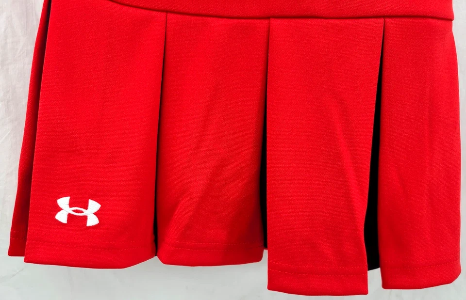 NOVO Vestido Under Armour UA Maryland University Terrapins Vermelho Cheerleader Meninas 2T - Imagem 4 de 4