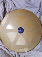 Fitter First 20" Round Professional Wood Balance Board Adjustable 10° 12° 15° EC