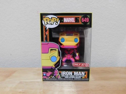 New Funko Pop Marvel only at Target #649 Iron Man bobble-head figure