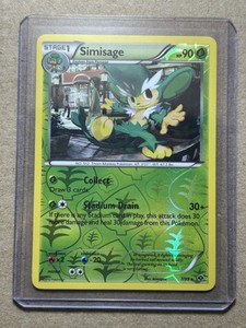 Simisage - 7/99 Black & White: Next Destinies - Rare Reverse Holo - 