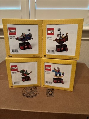 NISB Lego Set of 4 - 6435198 6432431 6435202 6432434 Insider/Reward VIP