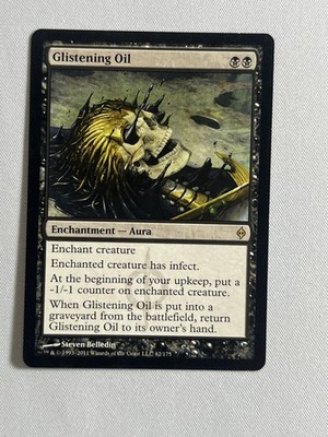 Magic the Gathering MTG New Phyrexia GLISTENING OIL