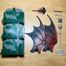 LEGO Castle King&rsquo;s Castle 7094 Vintage Set w/ Manual Cleaned Parts Incomplete