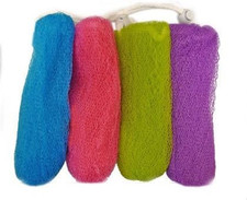 Exfoliating Mesh Soap Saver Pouch 4pk Color Assorted 
