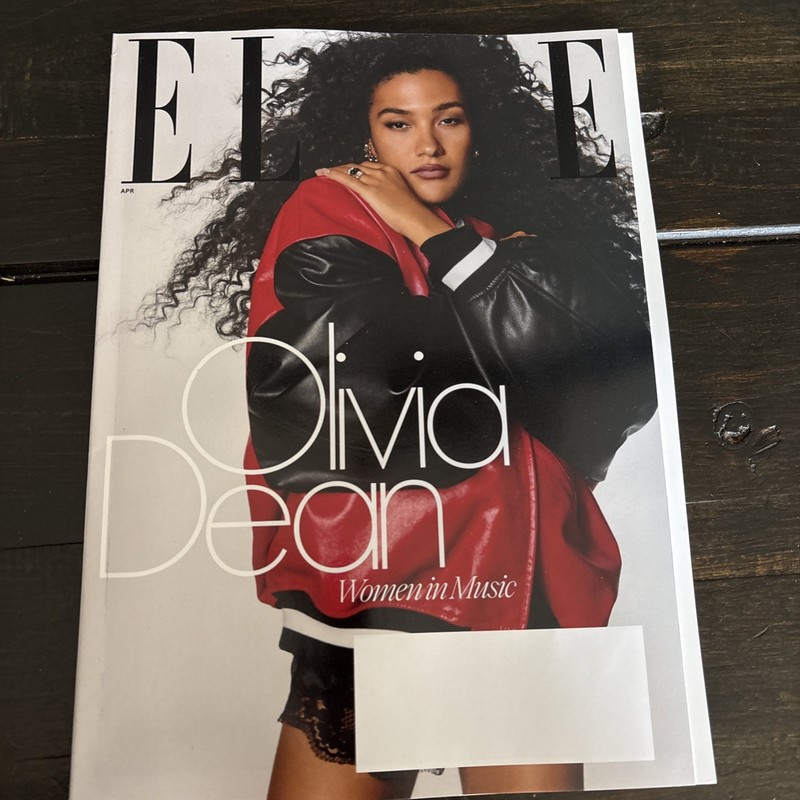 Elle   Magazine  April 2026 Olivia Dean  BRAND NEW