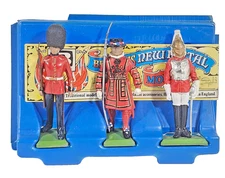 Britains New Metal Models Toy Soldiers Scots Guard Beefeater Ceremonial Guards.