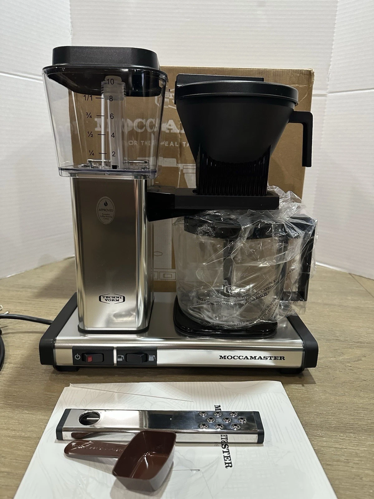Technivorm MOCCAMASTER KBGV Coffee Maker Machine Polished Silver 53941