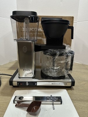 Technivorm MOCCAMASTER  KBGV Coffee Maker Machine Polished Silver 53941