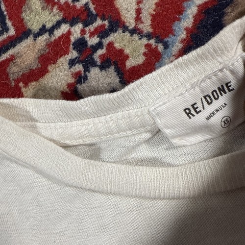 Re/Done Cowgirl Rodeo White T shirt Size XS Women’s - Picture 2 of 7