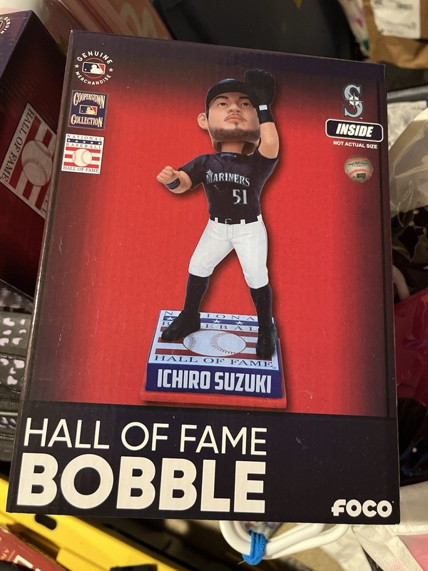 Ichiro Suzuki Hall of Fame Induction Bobblehead Mariners HOF /240