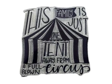 CTMH My Acrylix Acrylic Stamp Family Circus Tent Funny Humor People Mom A1258