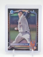 JONAH TONG 2025 BOWMAN CHROME 1ST ROOKIE SNAKESKIN #BCP-105 METS Q1940