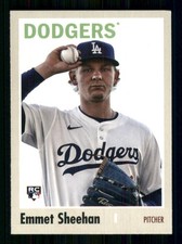 2024 Topps Archives #179 Emmet Sheehan RC Los Angeles Dodgers 63592