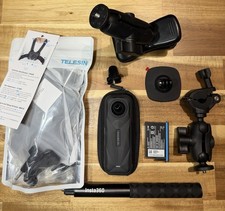 Insta360 X5 360 8K Action Camera Motorcycle Mount Invisible Stick Chest