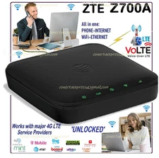 Unlocked 4G LTE Smart Hub Wireless Internet Router Home Phone Base