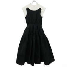 ALEXANDER McQUEEN 21AW Volume Dress One Piece 710195 QLAB7 White Used MESC-0