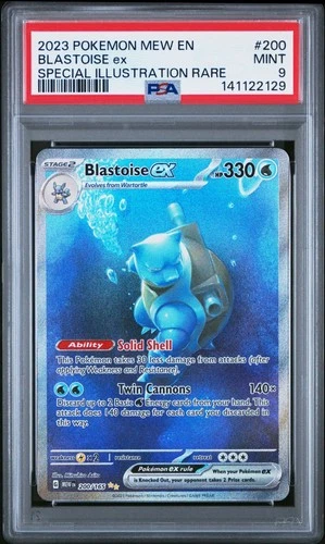 Blastoise ex 200/165 | Special Illustration Rare | PSA 9 | Scarlet & Violet 151