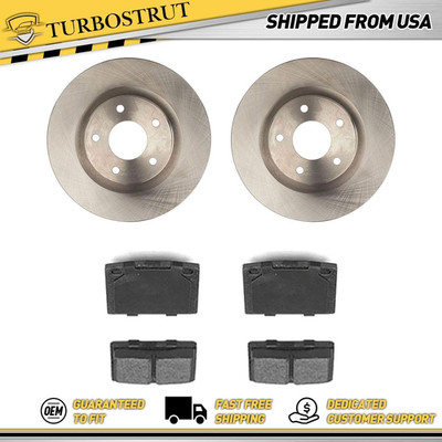 Front OE Brake Rotors Brake Pads Kit For 2017 Nissan X-Trail Lifetime Warranty