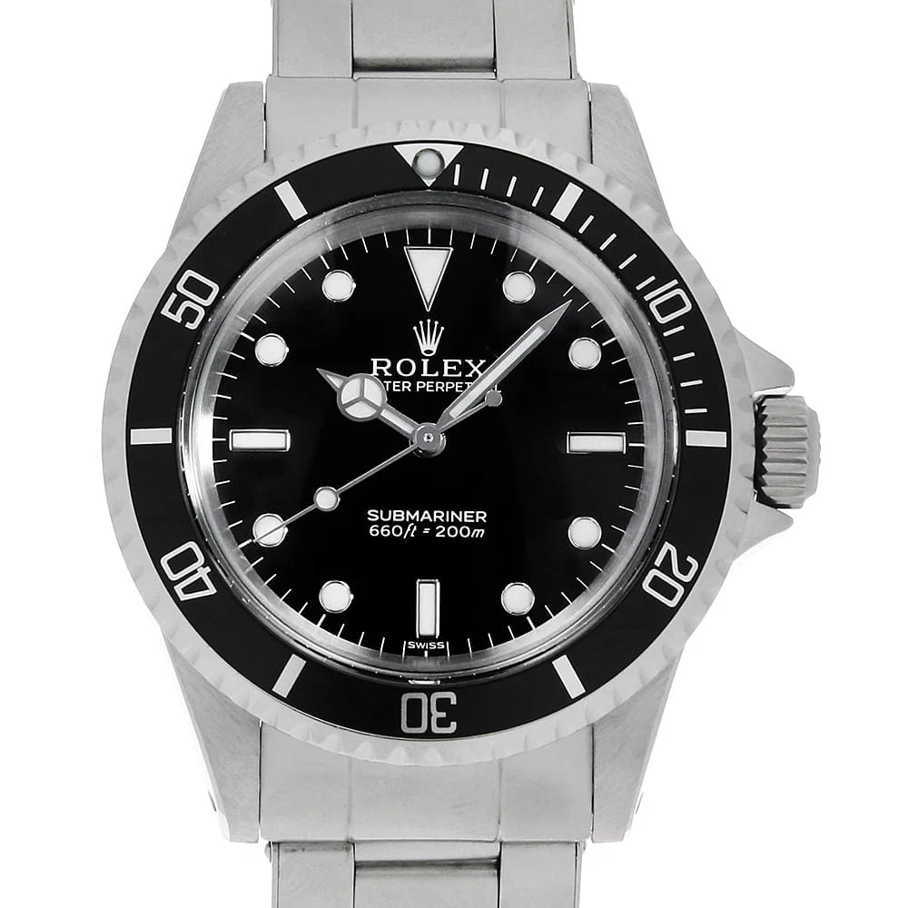 Rolex — ROLEX SUBMARINER 5513 black 19 Number antique mens