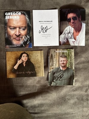 5 Autogrammkarten Soko Wien Donau 2026 handsigniert ORF ZDF