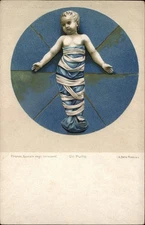 Un Putto Florence Italy vintage postcard b388