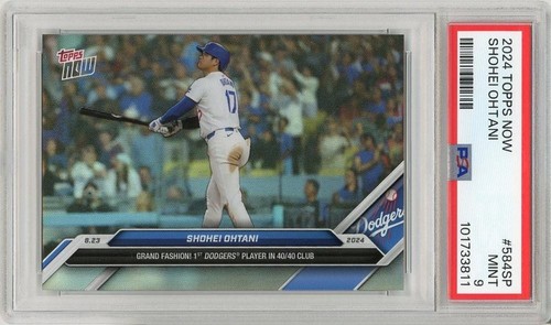 Shohei Ohtani 2024 TOPPS NOW #584SP PSA 9
