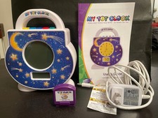 My Tot Clock Toddler Sleep Alarm Timeout Clock w/ 1 Cartridge  AC Adapter Works