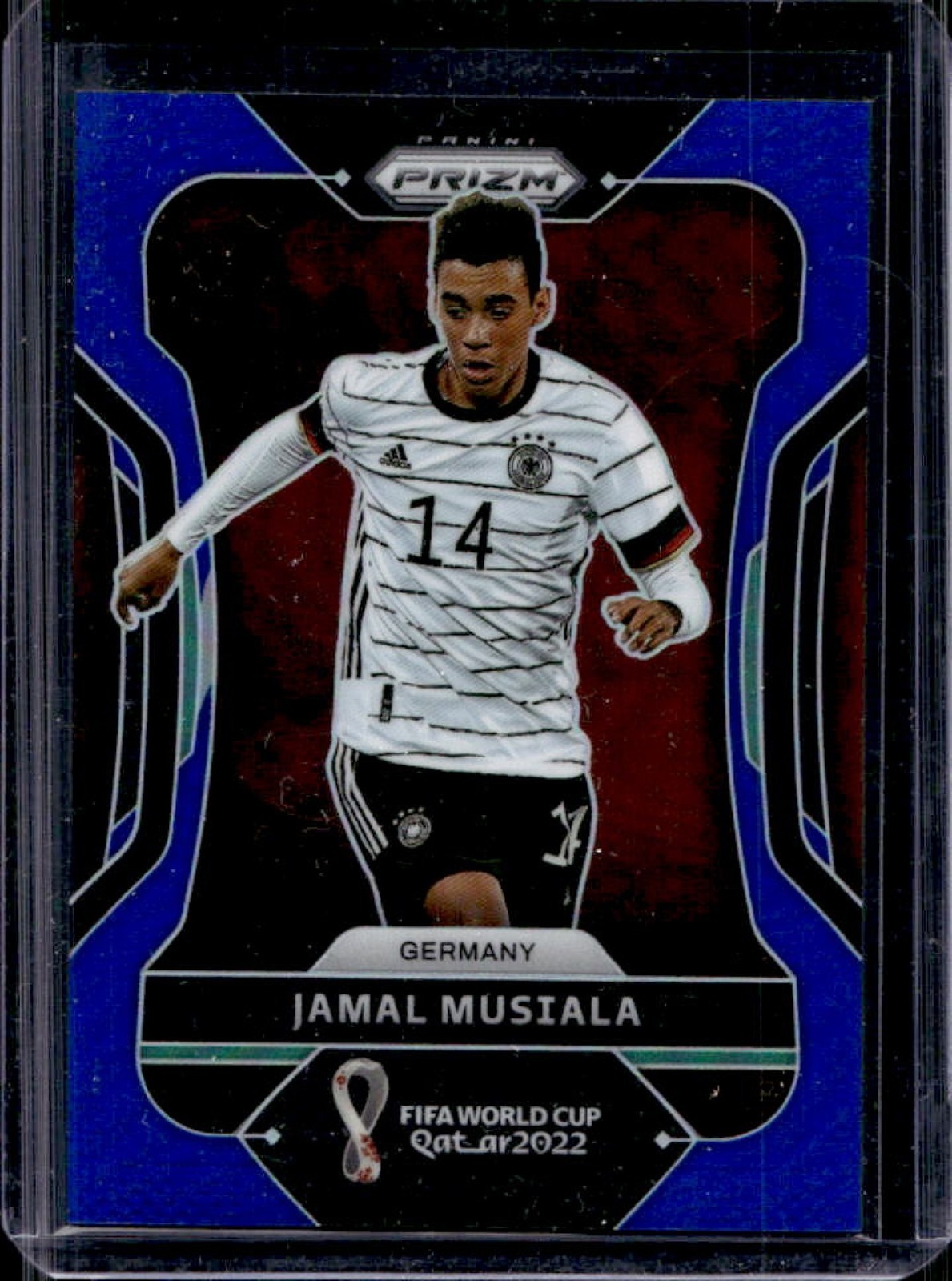 2022-23 Panini Prizm World Cup Jamal Musiala Blue #/299 Germany
