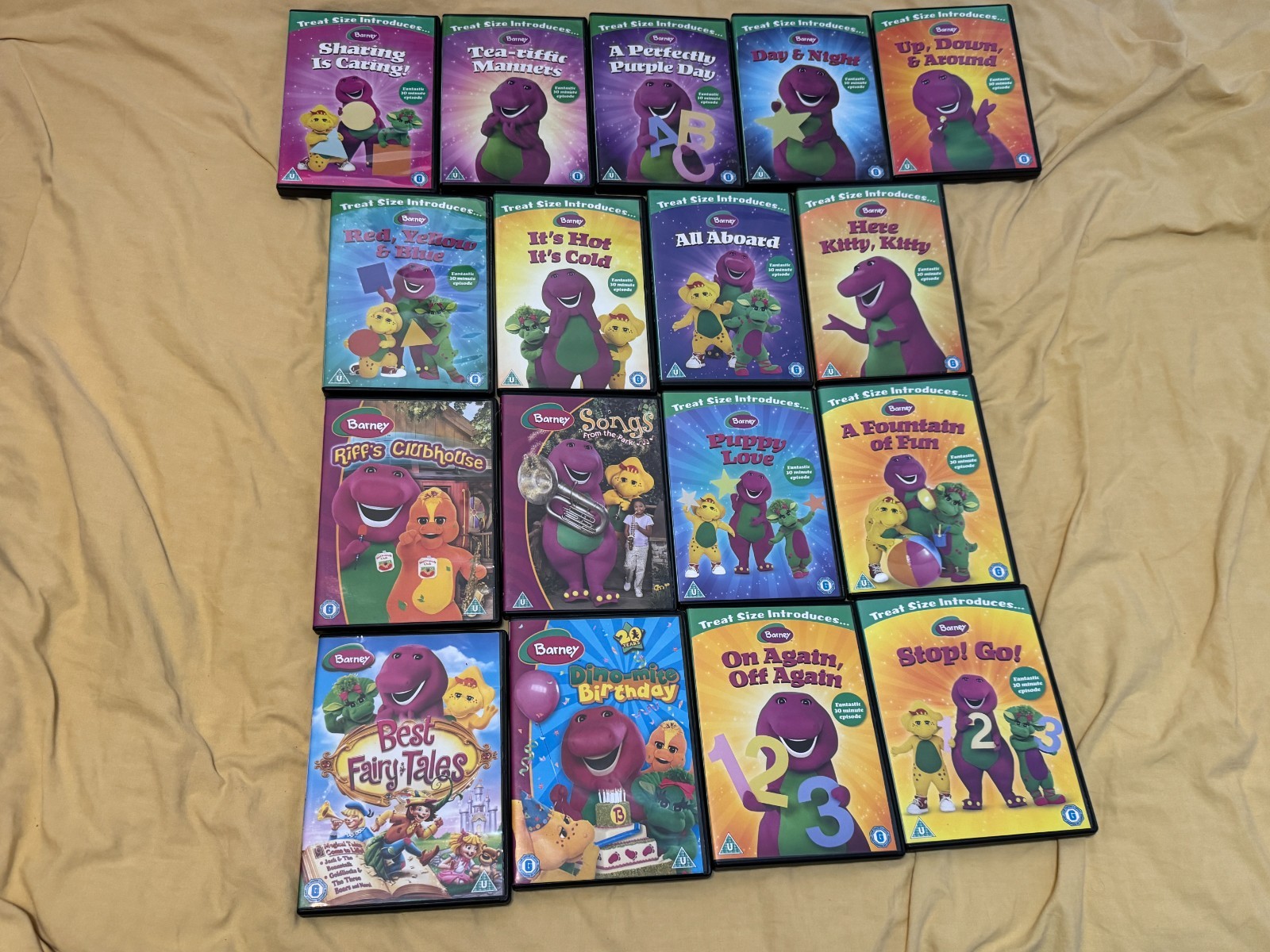 Barney The Dinosaur - DVD Bundle - 17 x DVD - Region 2